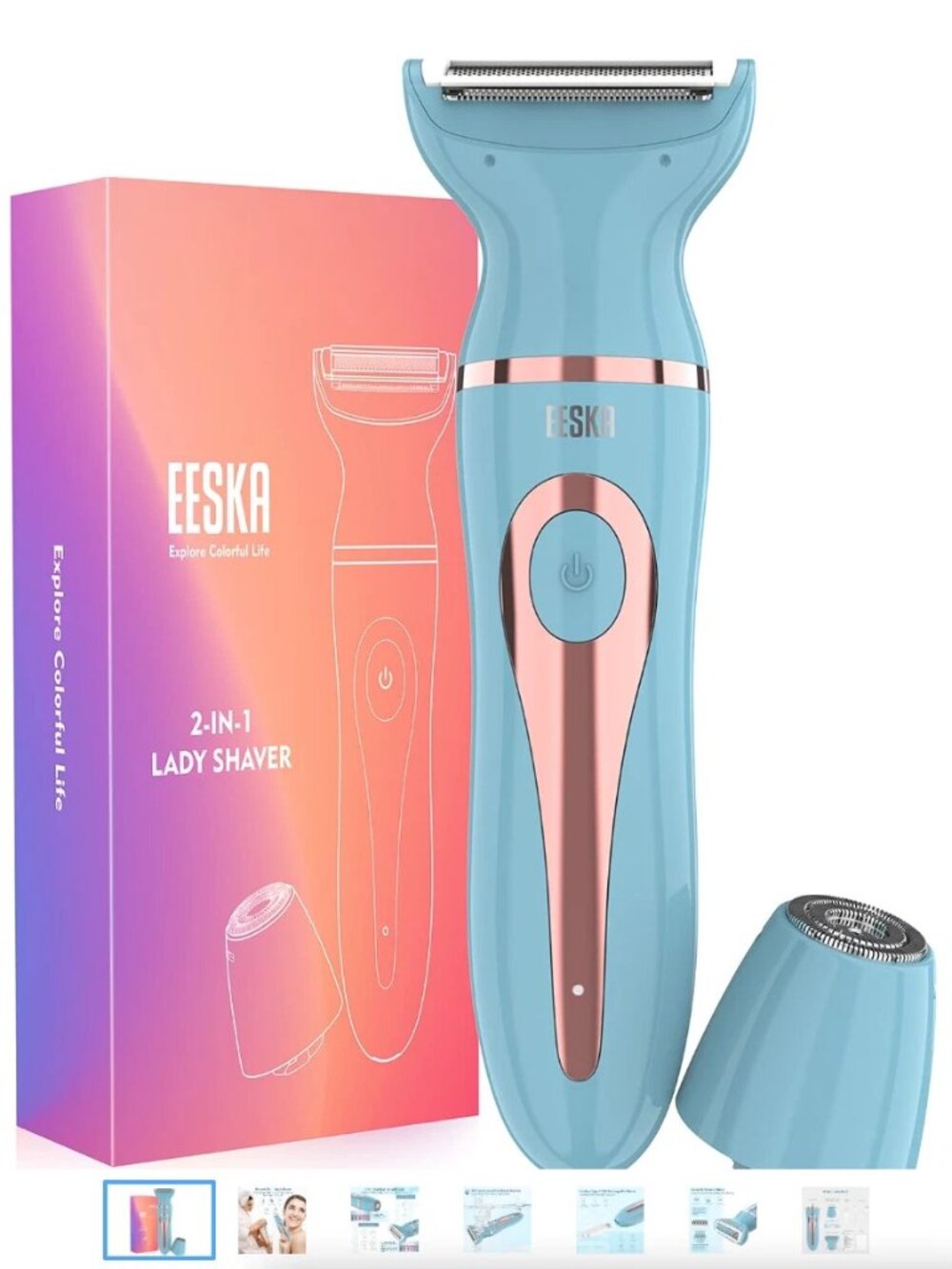 Lady Shaver, Women's Electric Shaver Bikini Trimmer Body Hair Removal, Painless